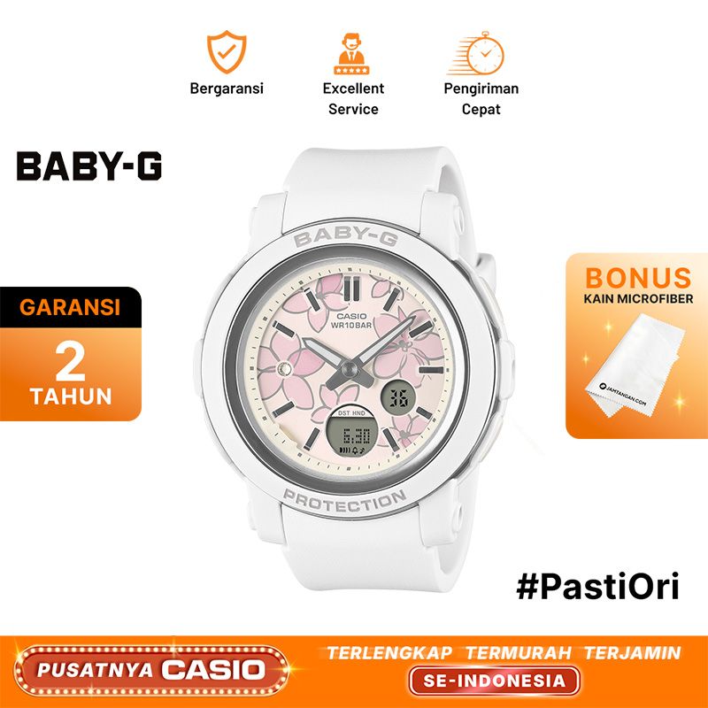 Casio Baby-G BGA-290SA-4A BGA-290SA-4ADR Digital Analog Dial Beige