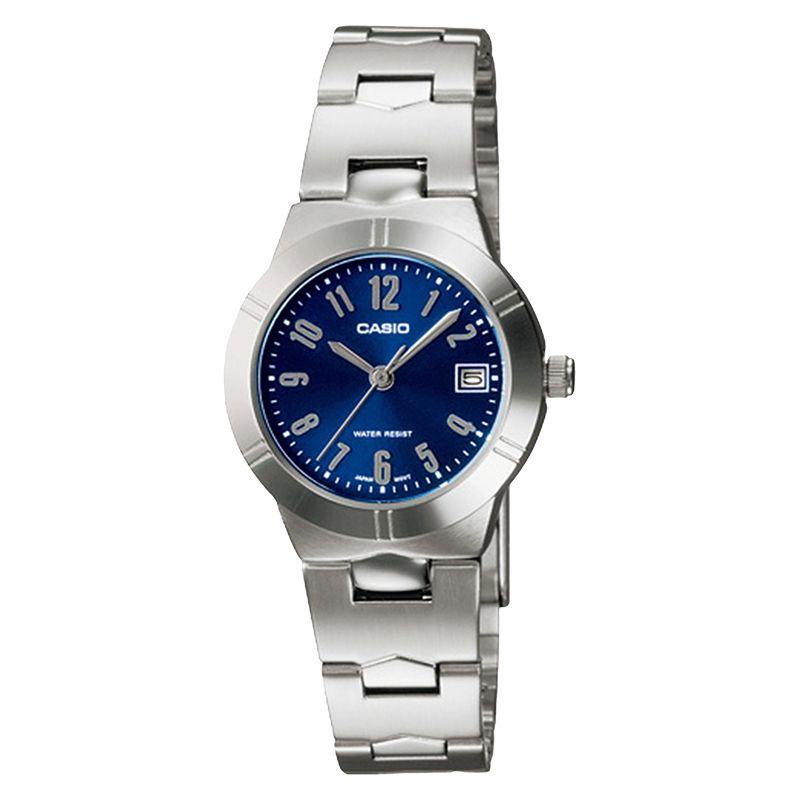 Casio General LTP-1241D-2A2DF Blue Dial Stainless Steel Strap