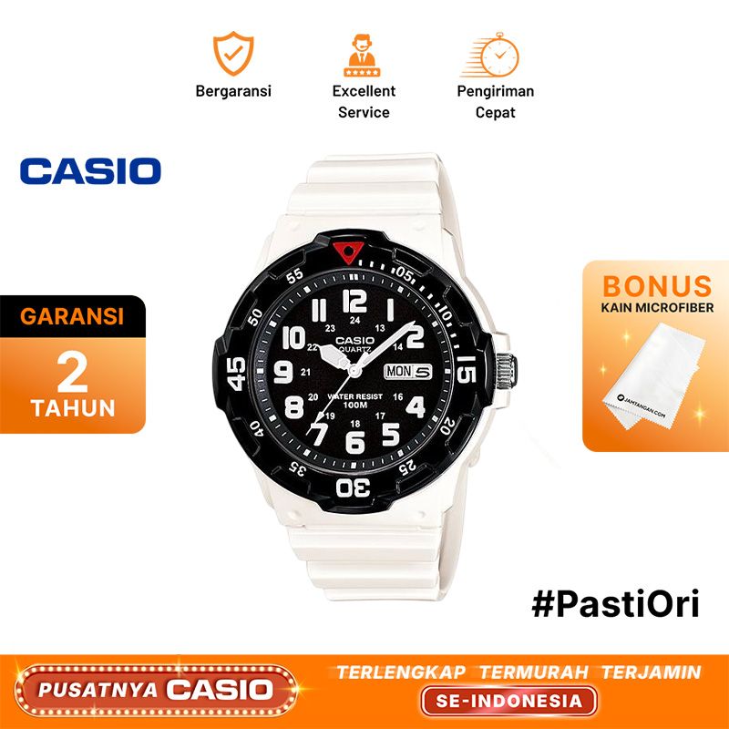 Casio Heren Horloge Zilverkleurig MRW-200HD-1BVEF | Lucardi-NL