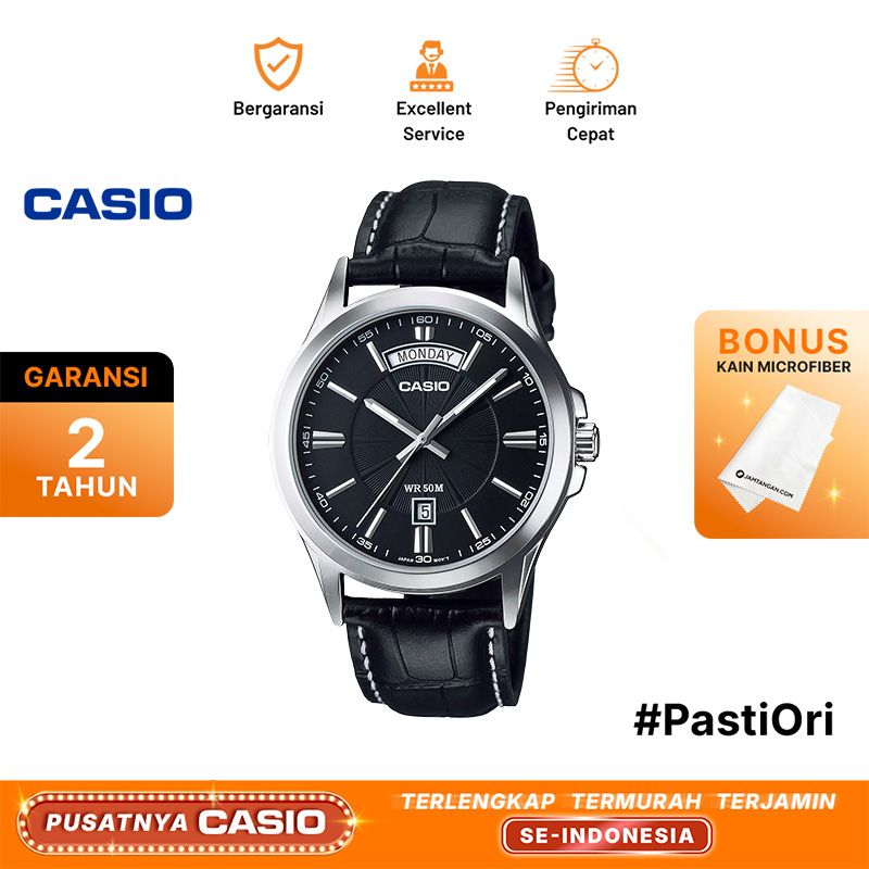 Casio Standard MTP-1381D-3A MTP-1381D-3AVDF Enticer Men Green Dial