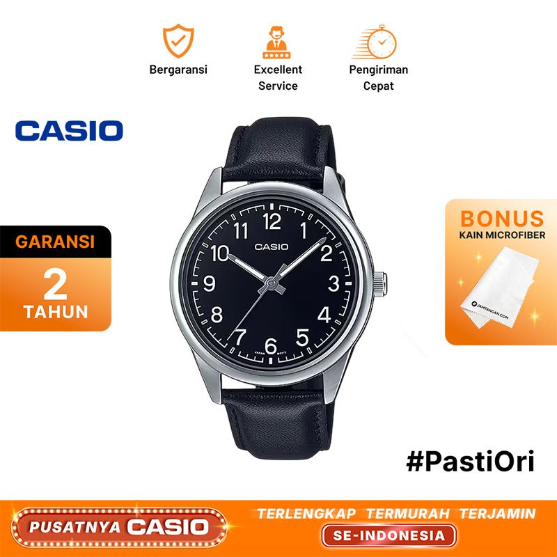 Reloj Casio Mtp-v005d-2b2 Analógico Para Hombre /jordy Color De La
