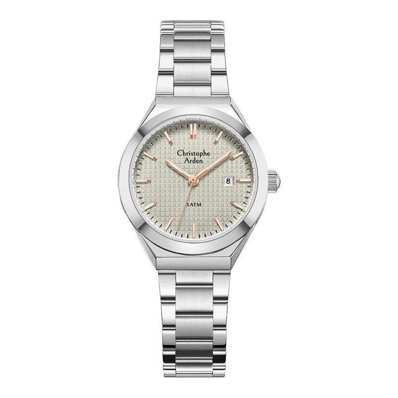 Christophe Arden CA 2002 LD BSSLGRG Ladies Smoke Gray Dial Steel