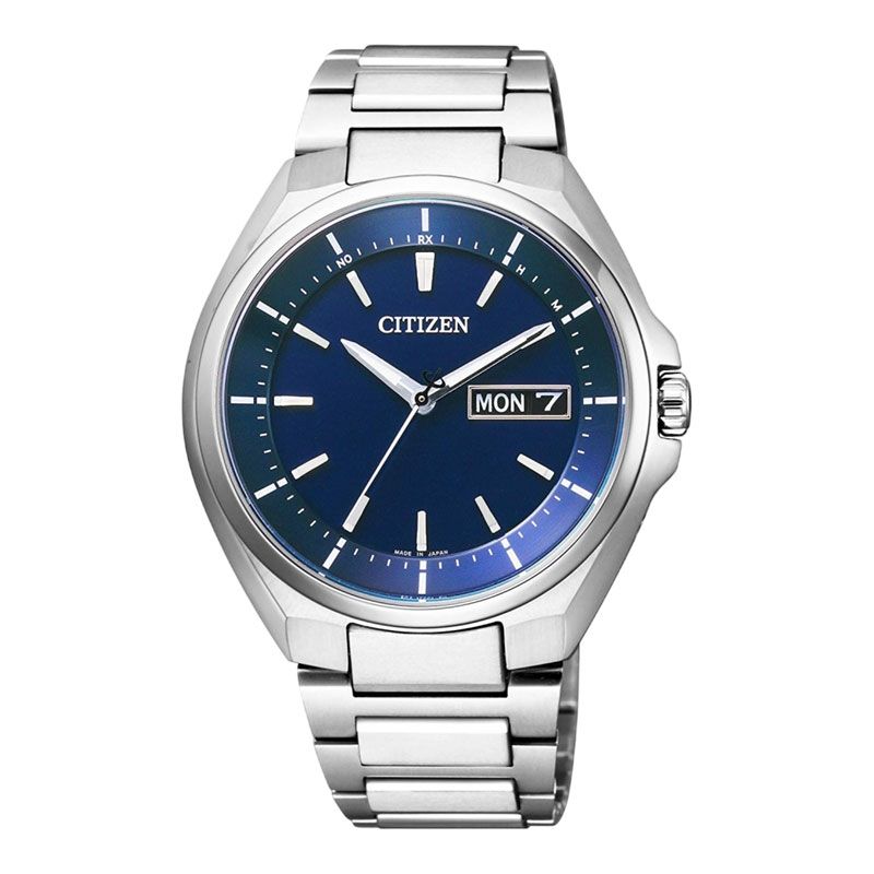 Citizen Attesa AT6050-54E Men Eco Drive Black Dial Super Titanium