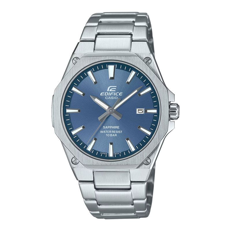Casio Edifice EFR-S108DJ-2AJF Slim Line Blue Dial Stainless Steel Band (JDM)
