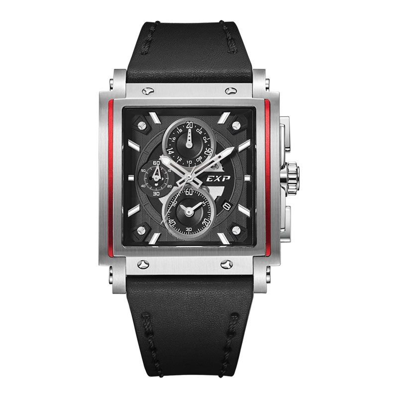 Expedition Chronograph E 6731 GC LSSBARE Men Black Dial Black