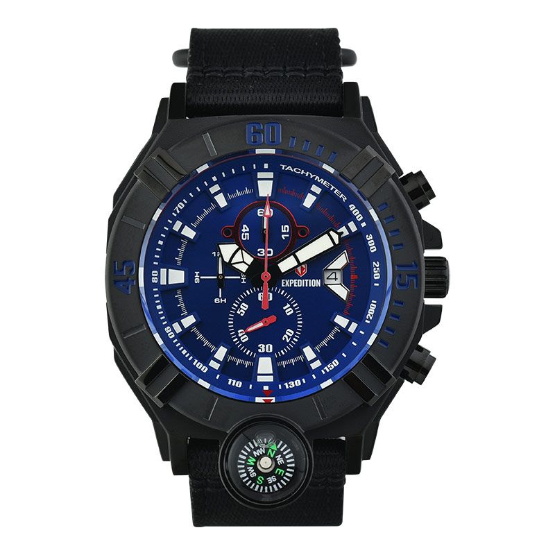 Expedition Chronograph E 6772 MC NIPGN Men Green Dial Green Nylon