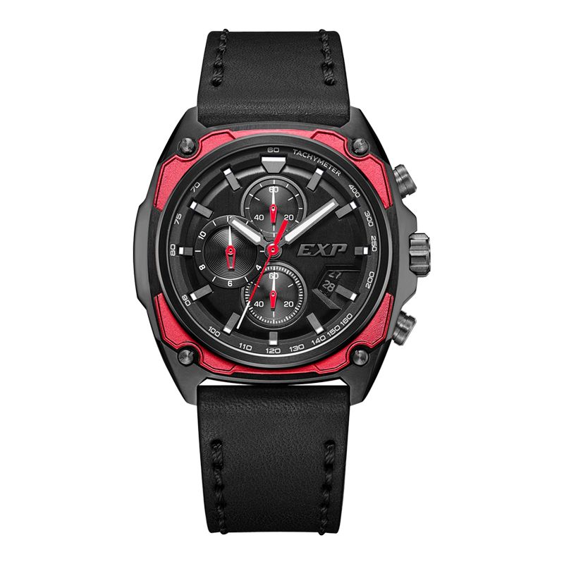 Expedition Chronograph E 6835 MC LIGBAGN Men Black Dial Black