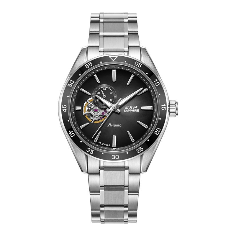 Expedition Automatic E 6858 MA BTUBU Men Blue Dial Stainless Steel