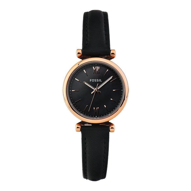 Fossil ES4530 Carlie Mini Mother Of Pearl Dial Leather Women\'s Watch Fossil ES4530 Carlie Mini Mother Of Pearl Dial Brown Leather  main image 2