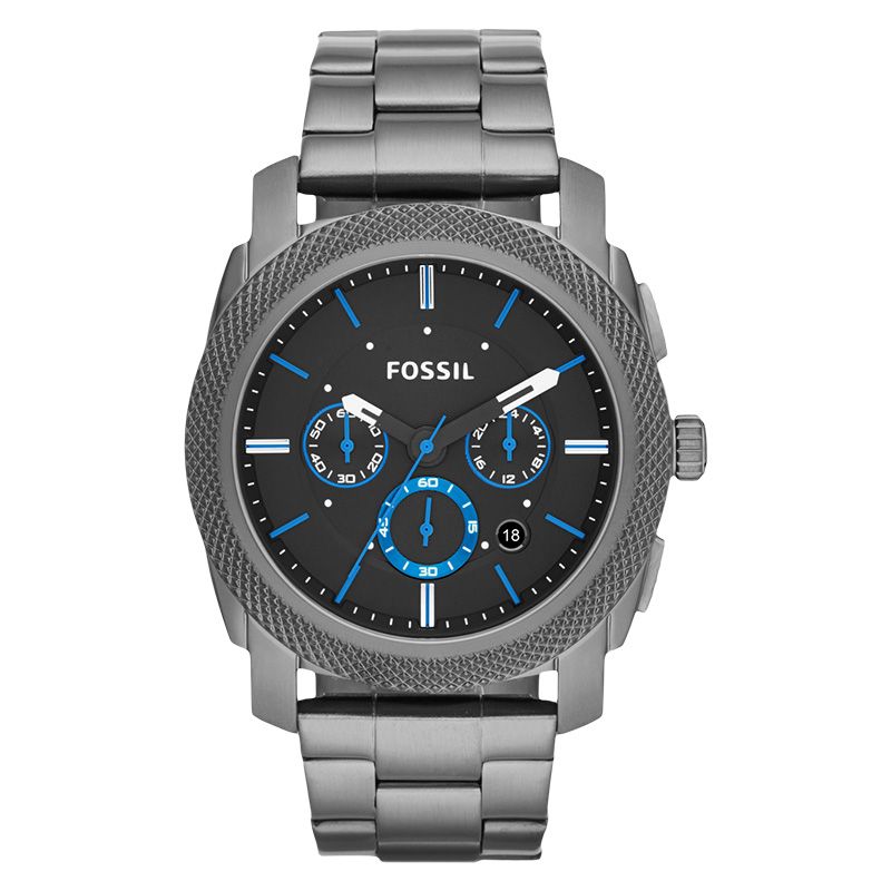 Fossil FS4662 Machine Chronograph Smoke Stainless Steel