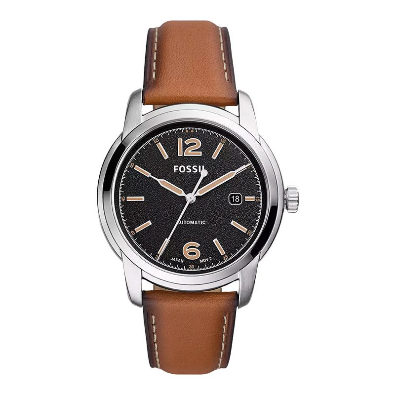 Fossil Heritage ME3249 Automatic Men Aqua Blue Dial Stainless