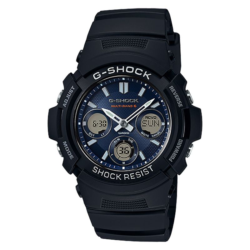 Casio G-Shock AWG-M100SBP-1A AWG-M100SBP-1AJF Blue Paisley Pattern