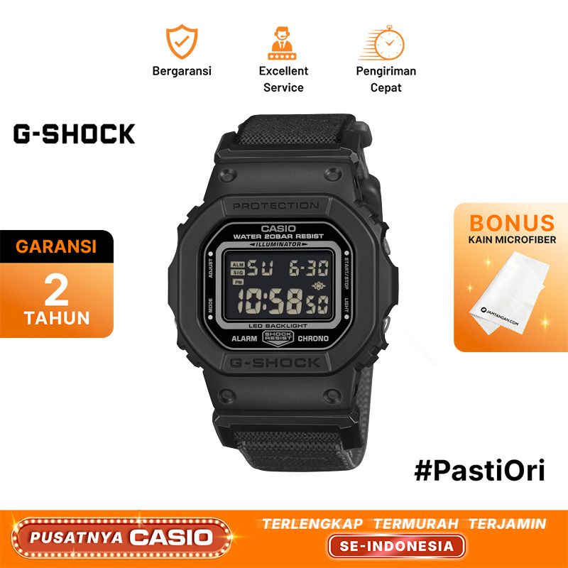 Casio G-Shock DW-5600BBN-1 DW-5600BBN-1DR Black Out Digital Dial