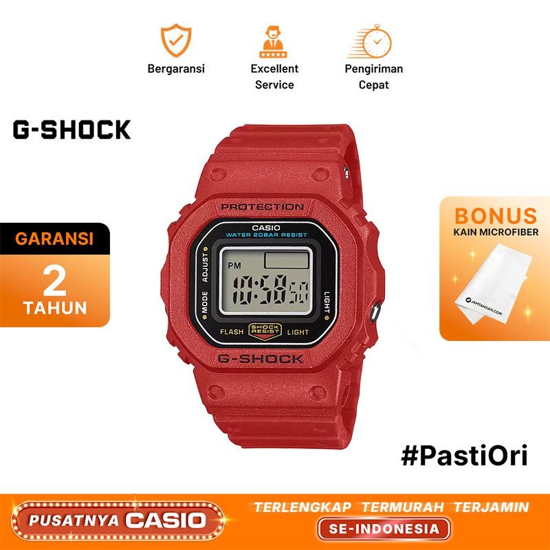 Casio G-Shock Nano DWN-5600-4 DWN-5600-4JR Digital Dial Red Resin