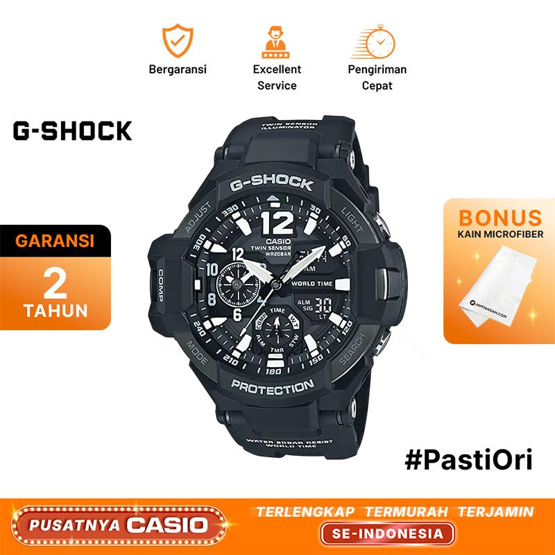 Casio G-Shock Gravitymaster GA-1100-1A3 GA-1100-1A3DR Master Of G