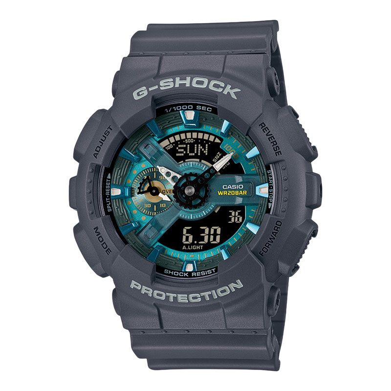 Casio G-Shock GA-110FC-2A GA-110FC-2ADR Multi Color Digital Analog