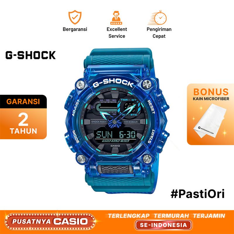 Casio G-Shock GA-900VB-1A GA-900VB-1ADR Virtual Blue Digital
