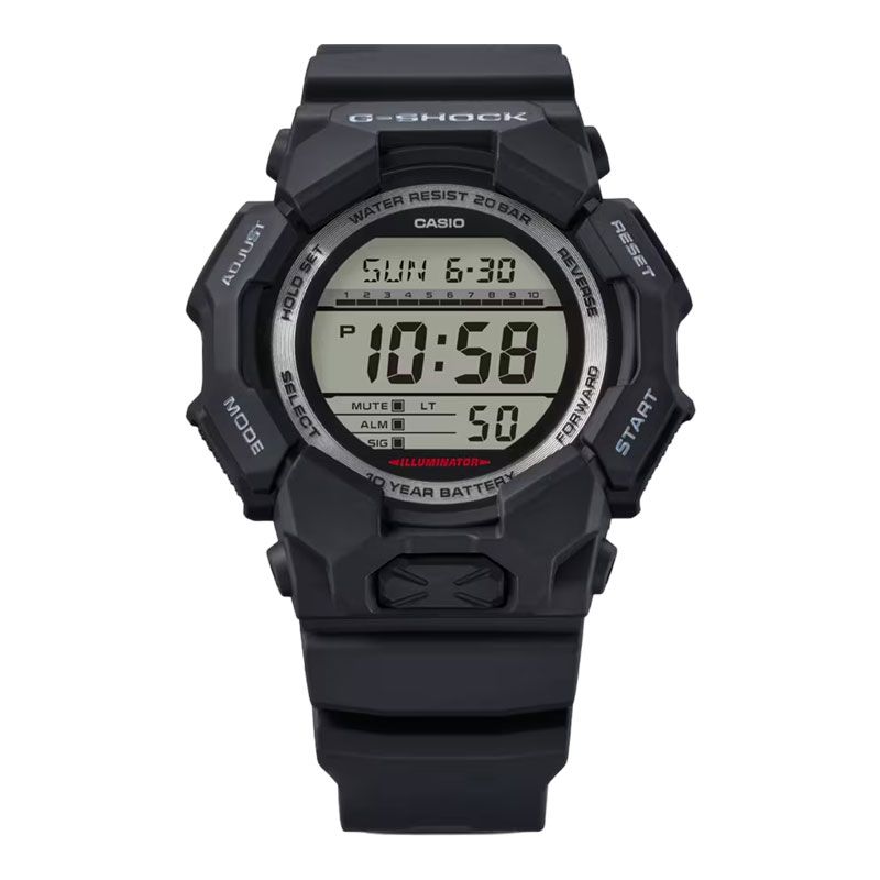 Casio G-Shock GD-010-1JF New Rugged Basic Digital Dial Black Resin Band  (JDM)