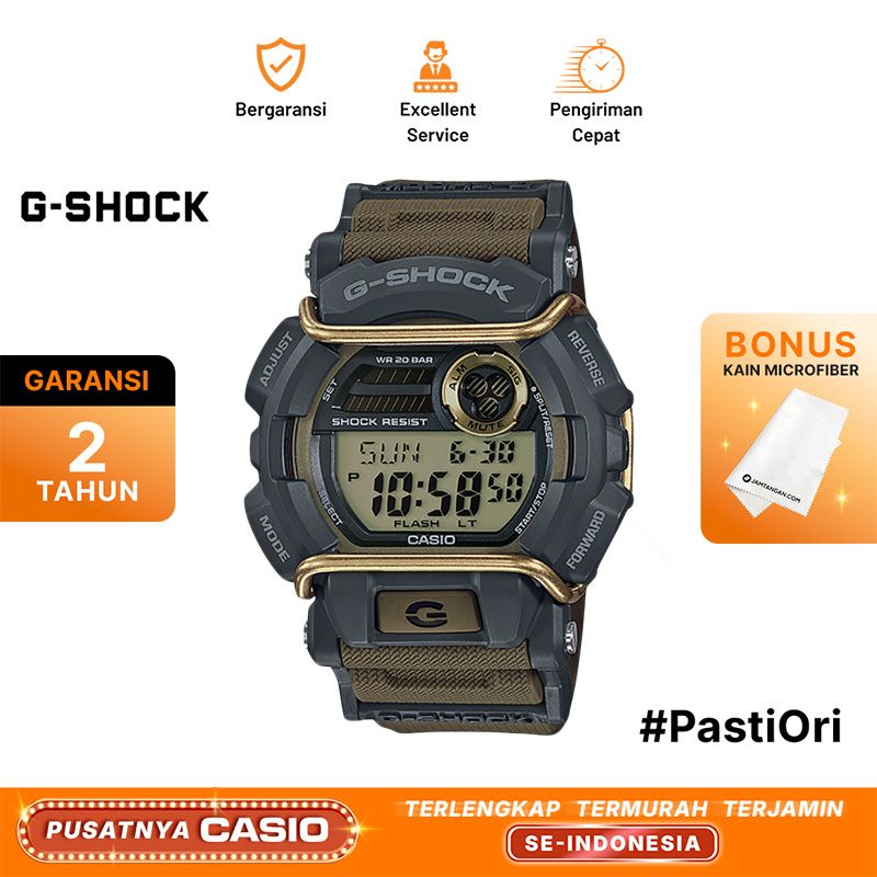 Casio G-Shock GD-400-9 GD-400-9DR Men Digital Dial Brown Resin - Main Image