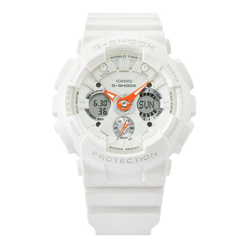 Casio G-Shock GMA-S120SA-7A2 GMA-S120SA-7A2JF All White Digital