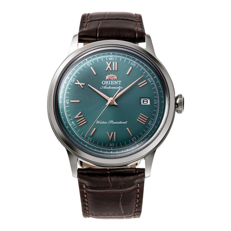 Green Bambino Watch Orient Bambino RN-AK0703E Men's Automatic