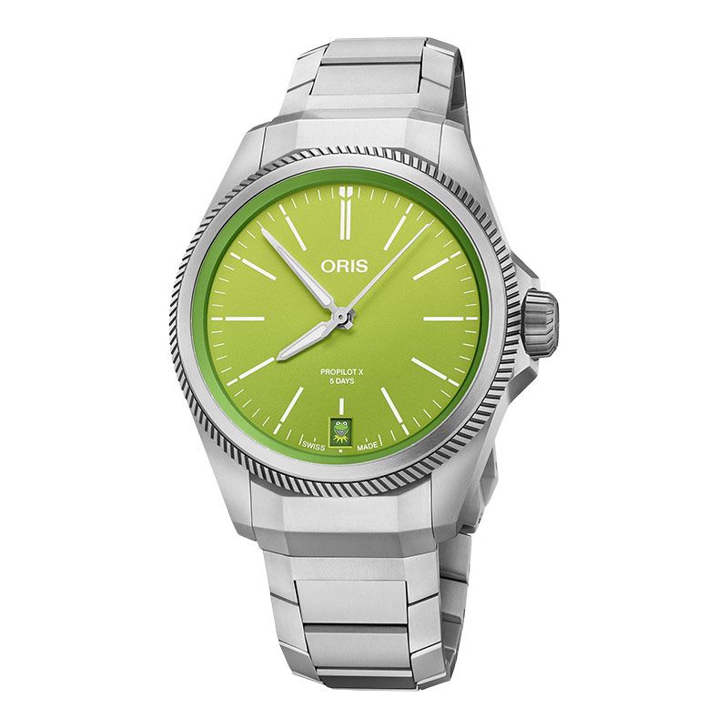 Oris Pro Pilot X Kermit Edition 01-400-7778-7157-SET Automatic