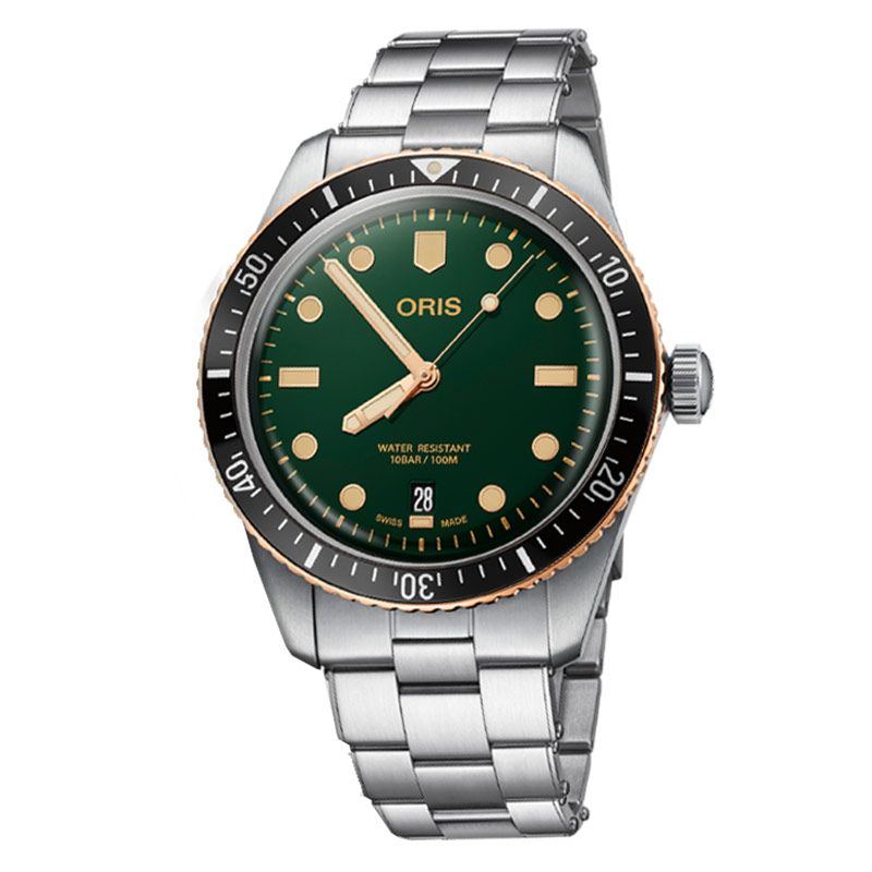 Mechanical Watches Oris Diver Green Oris Divers Sixty-Five Mens