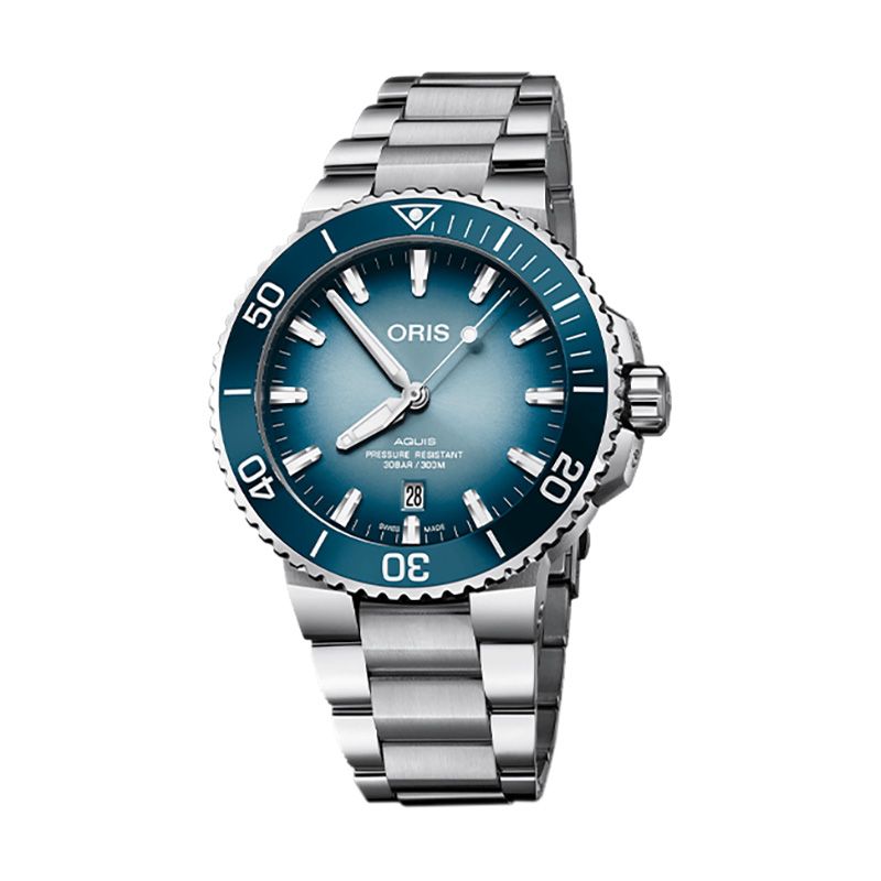 Oris Aquis 01-733-7730-4175-Set Lake Baikal Blue Dial Stainless
