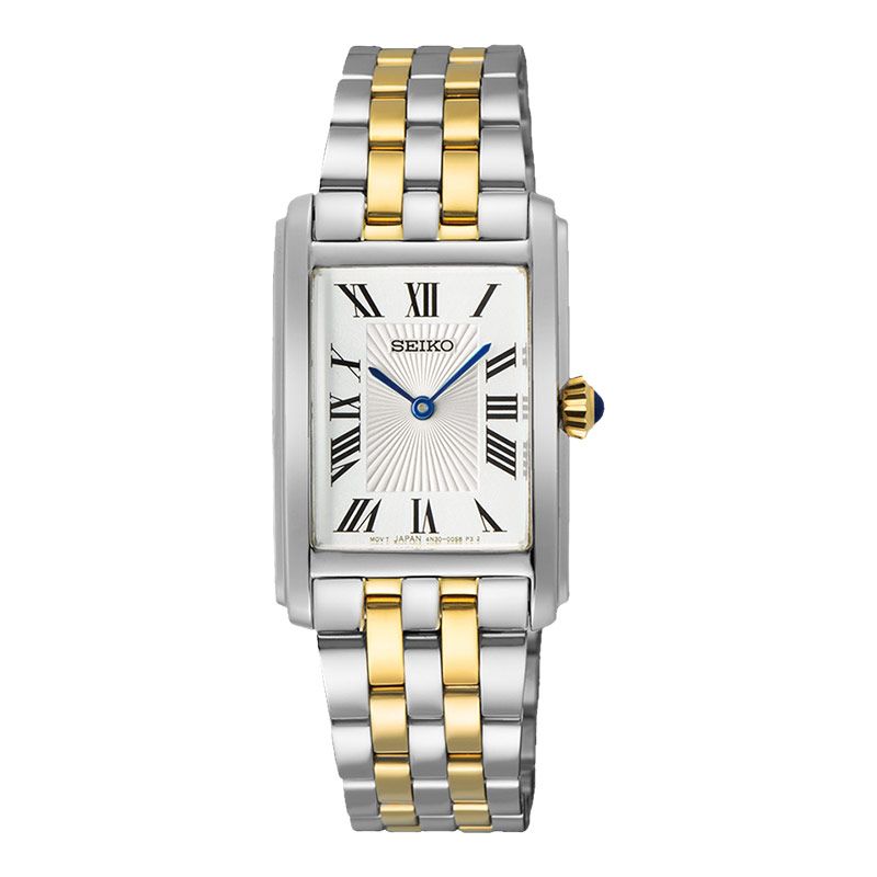 Seiko Ladies SWR087 SWR087P1 White Dial Dual Tone Stainless Steel