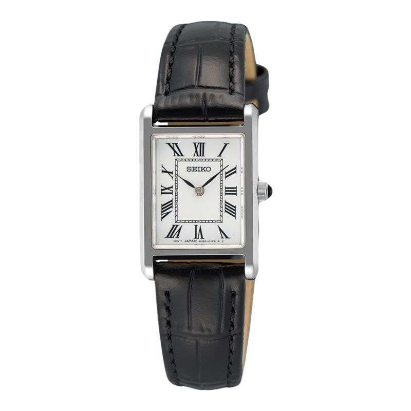 Seiko Classic SWR108 SWR108P1 Tank Discover More Ladies White Dial