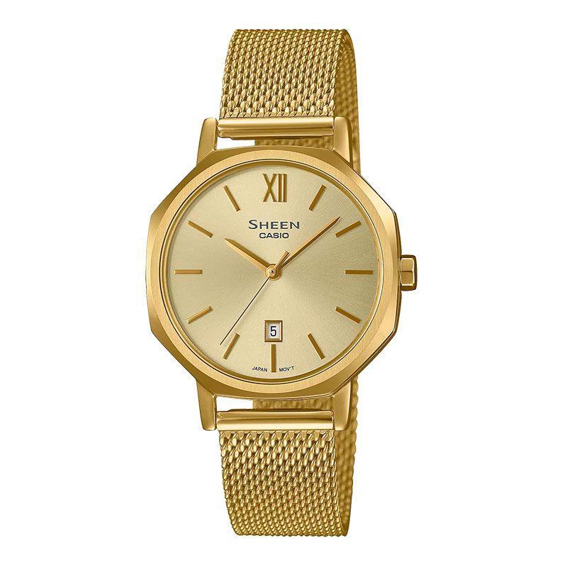 SHEEN CASIO SHE-4546PG-4AUティファニーブルー クォーツ SHE-4554PG