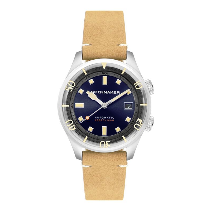Spinnaker Bradner SP-5062-05 Men Automatic Tidal Blue Dial Brown