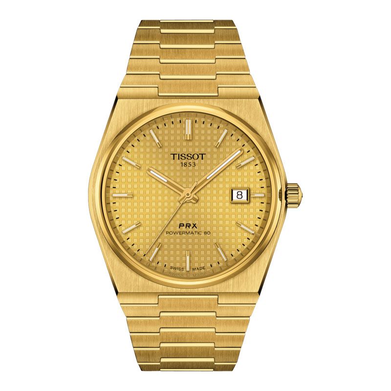 Tissot PRX Powermatic 80 40mm T-Classic Gold