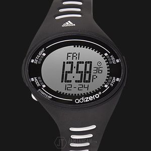 Adidas ADP3502 Adizero Digital Watch Black Rubber Strap