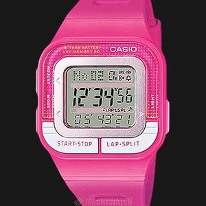 Casio Standard SDB-100-4ADF 10 Years Battery Digital Dial Pink - Main Image