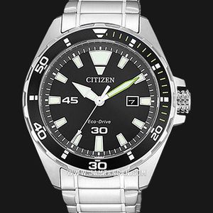 Citizen Eco-Drive BM7451-89E Men Black Dial Stainless Steel Strap