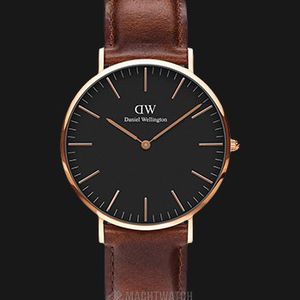 St Mawes Oro Rosato BLK Daniel Wellington DW00100124 Orologi, solo tempo Uomo