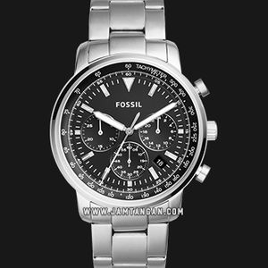 Fossil FS5412 Goodwin Chronograph Men Black Dial Stainless Steel