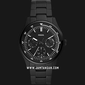 Fossil FS5576 Belmar Multifunction Mens Black Dial Black Stainless Steel  Strap