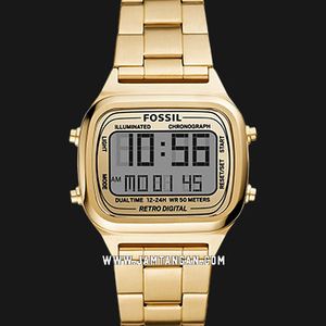 希少 FOSSIL RETRO DIGITAL FS5843 腕時計 ゴールド RETRO DIGITAL レトロデジタル【国内正規品】FS5843 | フォッシル