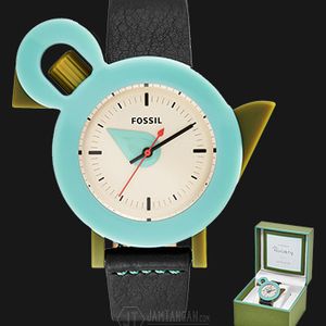 Fossil LE1041 Ladies Vintage Aviary Ed Bird Beige Dial Black  display picture 3