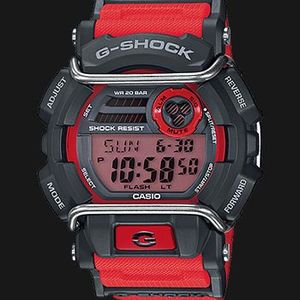 Casio G-Shock Standard GD-400-4DR Man Digital Dial Red Resin Strap