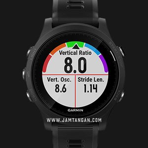 Garmin Forerunner 935 010-01746-20 Digital Dial Black Rubber Strap