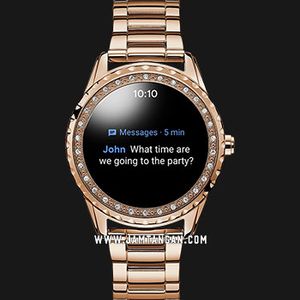 Guess Connect Jemma C1003L4 Smartwatch Digital Dial Rose Gold
