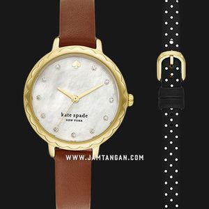 Kate Spade Morningside KSW1716SET Mother of Pearl Dial Brown  display picture 1