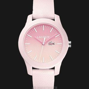 Lacoste 2000988 Ladies Pink Dial Pink Rubber Strap