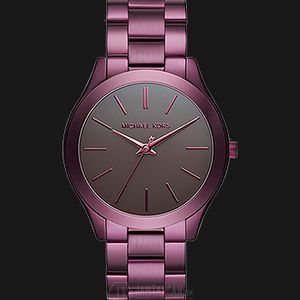 Women\'s Michael Kors Slim Runway Burgundy Steel Watch MK3551 Women main image 2