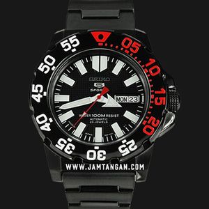 Seiko Sports SNZF53 SNZF53K1 Mini Monster Automatic Black Dial
