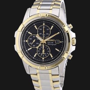 Seiko Solar SSC142 SSC142P1 Alarm Chronograph
