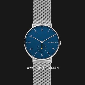 Skagen Aaren SKW6468 Men Blue Dial Mesh Strap